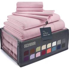 Belador Silky Soft Cali King Set 6 Piece Bed Sheet