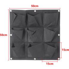 Aihontai Bag Plant Growing Kits Vertical Hanging Plant Flower Bags Wall-mounted