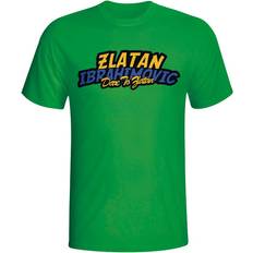 Sweden T-shirts Gildan Zlatan Ibrahimovic Comic Book T-shirt Men's Polyester