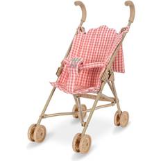 Konges sløjd dukkeklapvogn Konges Sløjd Cheeky Doll Stroller Bubblegum Check