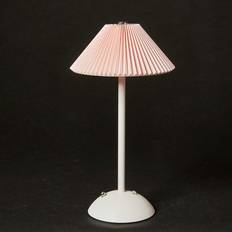 Dacore Opladelig Med Plisseskærm 30 cm - Rosa Bordlampe