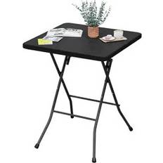 Esituro Jardin Pliante 61x61x73 cm Noir Table de Balcon