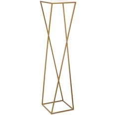 Krukor, Plantor & Odling HowHomely Blomställ Metall Gyllene 100 cm Hög