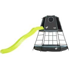 Playground TP Toys Explorer Metal Climbing Frame Set and Ripple Slide