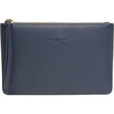 Nappa Clutch Envelope Evening Bag - Navy