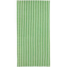 Dunelm Kiwi Stripe Bath Towel Green (140x70cm)