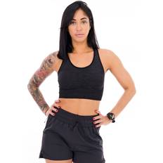 Odlo Sports Bras - Sportswear Garment Odlo Seamless Medium Padded Sports Bra - Black