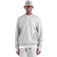 Krakatau Deconstructed Jersey Sweatshirt Med Dragkedjeficka - Gray