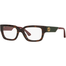 Glasögon & Läsglasögon Gucci GG1666O 002 50 Sköldpaddemönstradeshell Glasögon Kvinna