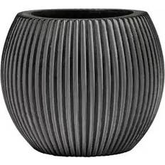 Nature Groove Vase Ball Intense Black 18 –15