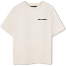 Karl Lagerfeld Unisex T-shirts Karl Lagerfeld Boys Outline Ikon T-shirt Unisex - Off White