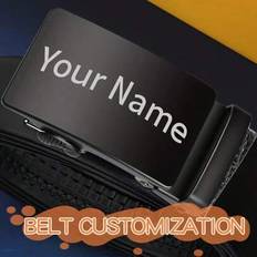 Shein Belts Shein Personalized DIY Engraved Faux Leather Belt - Hallow