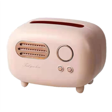 Tissue Box Covers Torribaly Retro Radio Shape Tissue Cover Box Pink