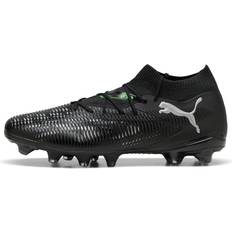 Puma Future 8 Match FG/AG Fußballschuhe Unisex - Schwarz/Silber Fluo