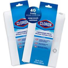 Clorox Shower Curtain Liner 70 x 72 Frosty 2 Pack
