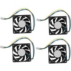 Computer Cooling Tauoh 70 x 70 x 15 mm 12V 4 Pins PWM PC Computer Case CPU Cooler Fan Black