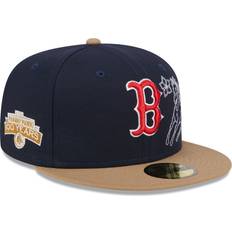 Red sox cap New Era Boston Red Sox Western Khaki Navy Fitted Cap