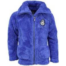 S Fleece Garments Peak Mountain Girl's fleece jacket coral sherpaGasana - Bleu