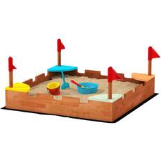 Giocattoli per la Sabbia Aiyaplay Sabbionaia per Bambini a Forma di Castello 90 x 90 x 17 cm