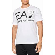 EA7 Clothing EA7 Mens T Shirts Crew Neck Emporio Armani Tee - White