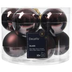 Julkula 6cm Mörkbrun Mix 10-pack Black Truffle