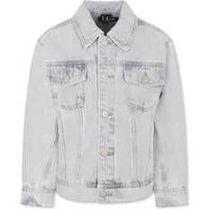 Bomull Jackor Molo Honore Denim Jacket Sun-bleach - Blue