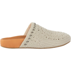 The Sak Bolinas Crochet Clogs Bag Hand Crochet Natural Medallion