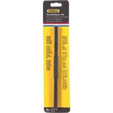 Rasps General Tools 177-1 Carbon Steel Assorted Thread Repair File 16 in Rasp