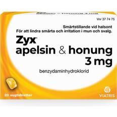 Zyx Apelsin & Honung Sugtablett 3 mg 2 x 10 st