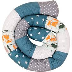 Ullenboom Cot Bumper Snake Forest Animals 13x300cm