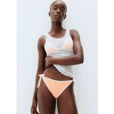 H&M Tie-Tanga Bikinihose - Orange