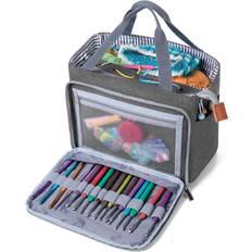 Yarn Bags Luxja Crochet Tote Bag Yarn Storage Bag
