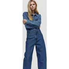 H&M Barrel High Jeans - Blå