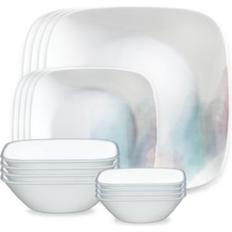 Corelle Aquarello 16-Pc Dinnerware Service for 4 Dinner Set 16pcs