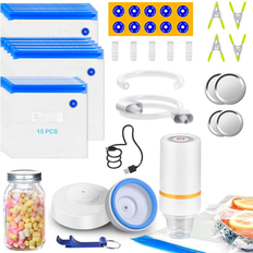 Vacuum Sealers Shein 46 Pcs Electric Vacuum Sealer Sous Vide Bags