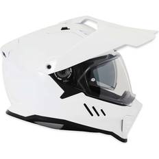Simpson Xcursion Solid Motocross Helmet - White