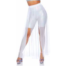 Transparent Skirts Leg Avenue Multi Slit Sheer Skirt