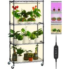 Bed Bath & Beyond Plant Stand with Grow Light 23.6 x 13.8 x 49.8 in Black