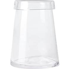Lexington Handgjord Glasvas Transparent 23 cm Vas