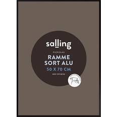 Salling Sort Med Plexiglas 50x70 cm Ramme