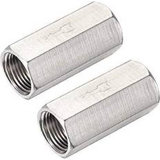 Plumbing Uxcell One Way Air Check Valve G 38 BSP Female Threaded Full Port Check Valve 2 Pcs