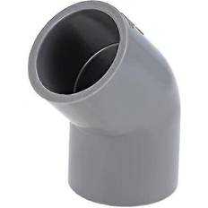 Plumbing FitVille 25mm Gray 45 Degree PVC Pipe Fittings 10 Pack