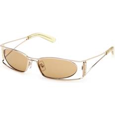 Solglasögon GCDS Unisex GD0060 Solglasögon - Metall Guld/Brun