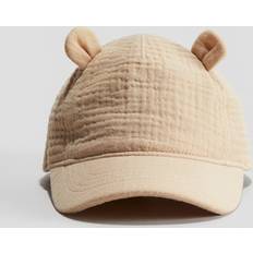 Babies Caps Children's Clothing H&M Appliquéd Cotton Cap - Beige