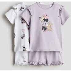 Purple Pyjamases Children's Clothing H&M Cotton Pyjamas 2-pack - Purple