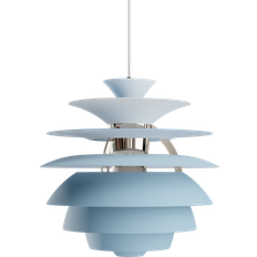 Louis Poulsen Ph Snowball Pendel Dusty Blue High Lustre Chrome Plated Pendellampa