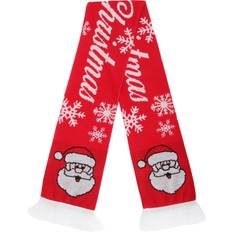 Floso Unisex Christmas Design Winter Scarf With Fringing