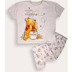 Grey - Women Pyjamas Brand Threads Winnie The Pooh Long Leg Pj Set - Grey