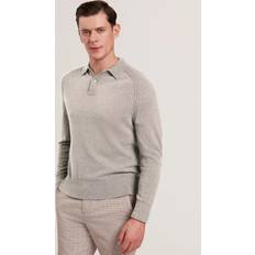 Cashmere Polo Shirts Ted Baker Cashmere Regular Fit Long Sleeve Polo Shirt