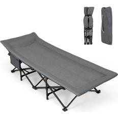 Cwy Sammenleggbar Campingseng Med Sidelomme 200 kg